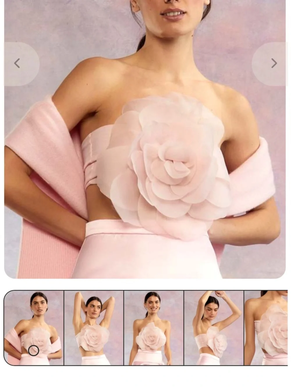 Cynthia Rowley Strapless Bandeau Style Top - Picture 3 of 6